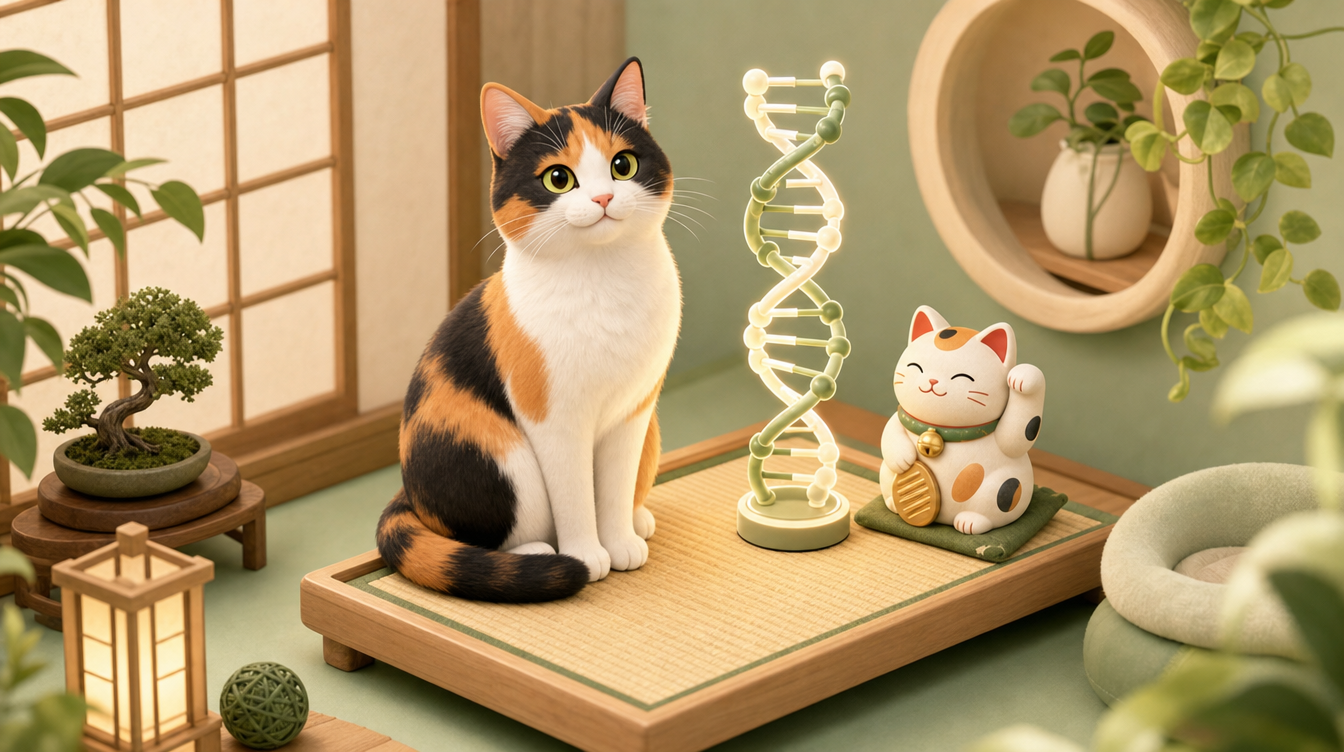 三毛猫はなぜほぼメスばかり?120年の謎を解いた2025年『オレンジ遺伝子ARHGAP36』の発見をやさしく解説