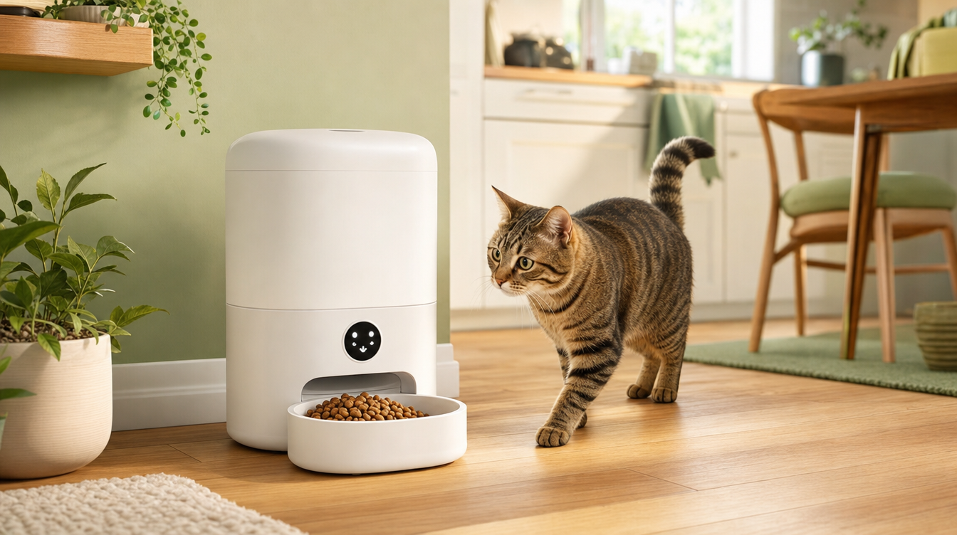 猫の自動給餌器の選び方完全ガイド|タイマー式・スマホ連動・多頭飼い対応モデルの違いと用途別おすすめ