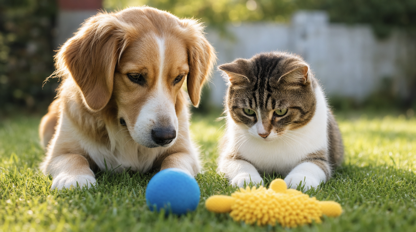 犬と猫に見えている『色の世界』は人間と全然違う|科学が解き明かす二色型色覚とおもちゃ選びのコツ