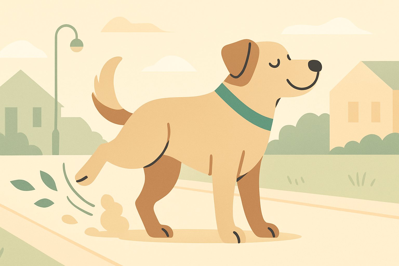 犬が排泄後に後ろ足で地面を蹴る本当の理由|マーキング以上に意味がある5つの行動学的解釈
