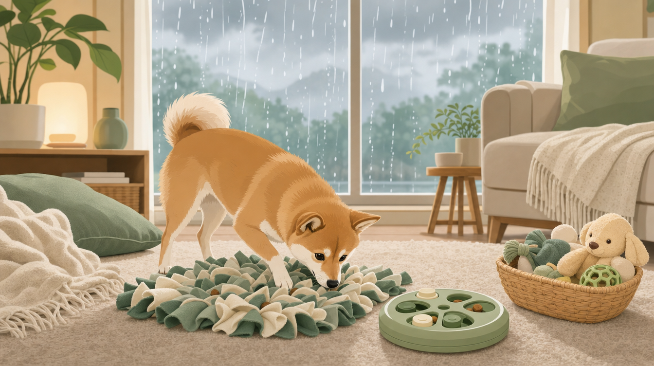 梅雨で散歩に行けない…愛犬のストレスを溜めない室内遊び&気分転換アイデア完全ガイド