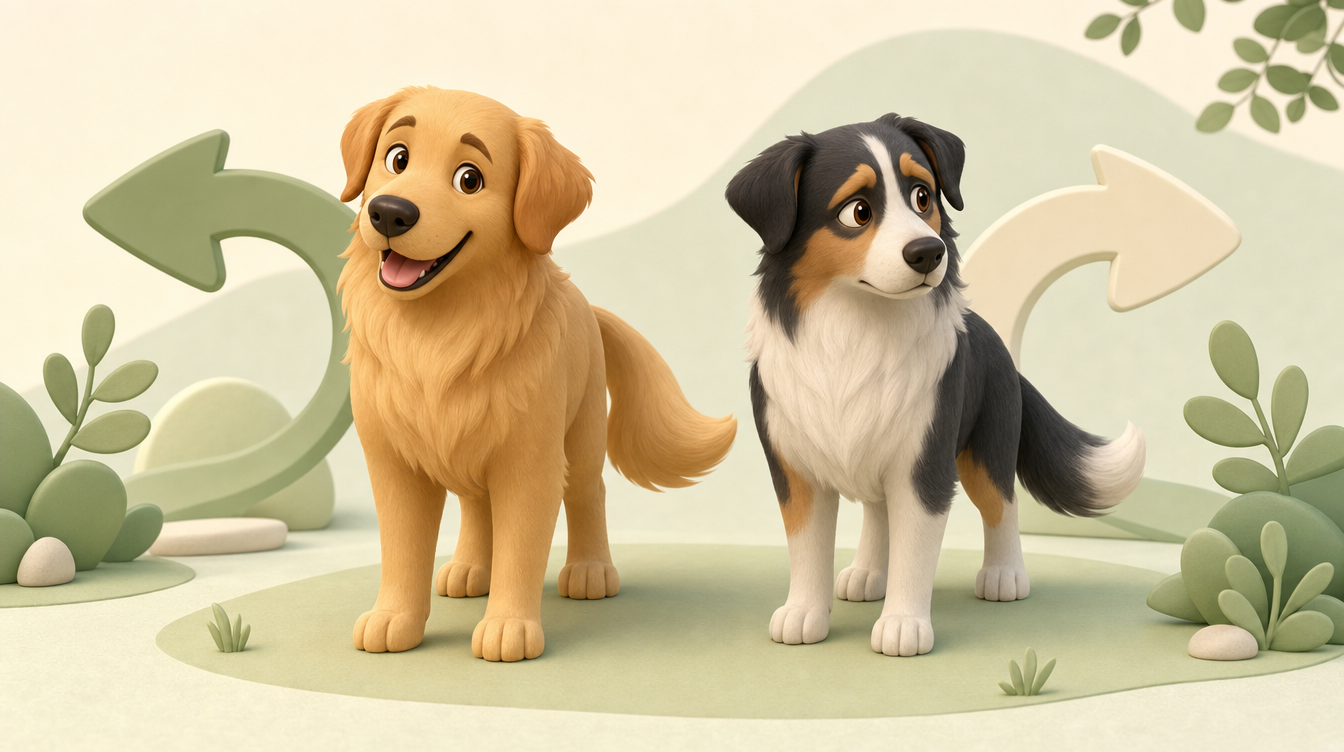 犬のしっぽは『右に振る』と嬉しい・『左』だと不安?2007年イタリア研究が明かした愛犬の感情マップ