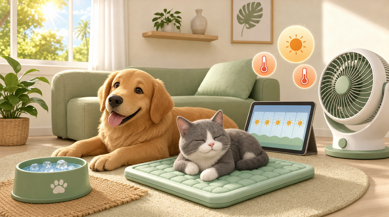 犬と猫の『熱中症週間予報』が配信中|アニコム×気象会社が始めた4段階アラートの読み方と、6月から備えるべき暑さ対策