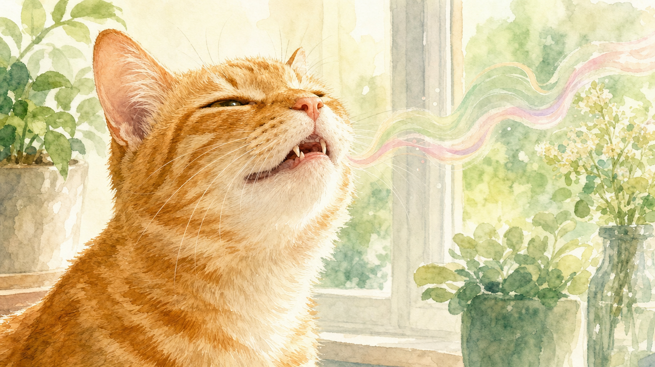 犬・猫の『口の中』に隠された第二の嗅覚|ヤコブソン器官(鋤鼻器)とフレーメン反応の科学